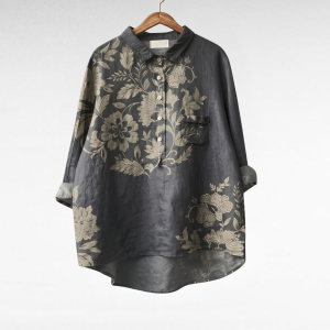 Lunara | Elegant Women's Linen Blouse