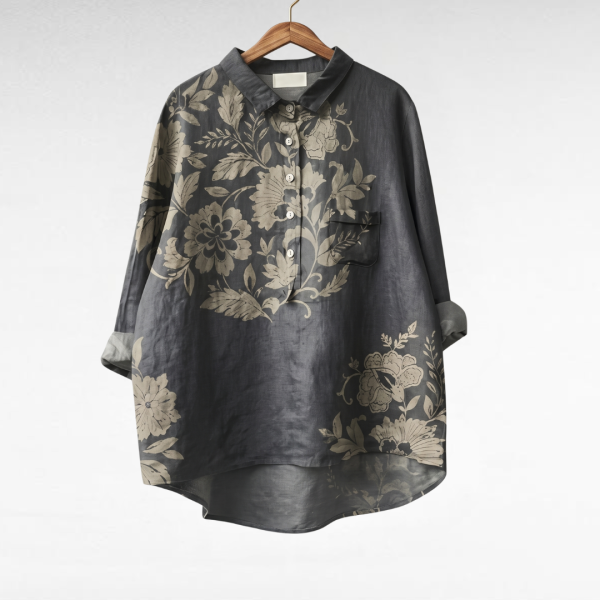 Lunara | Elegant Women's Linen Blouse