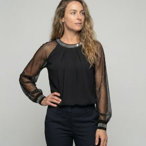 Helaine | Elegant, Soft & Chic Women's Sequin Top - Image 2
