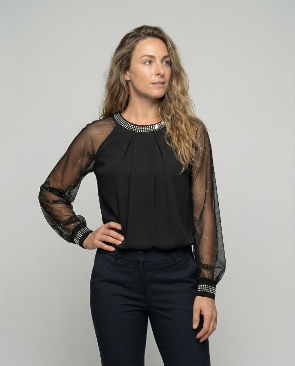 Helaine | Elegant, Soft & Chic Women's Sequin Top