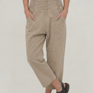Women's Cotton Linen Wide Leg Trousers - Image 2