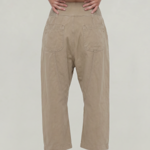 Women's Cotton Linen Wide Leg Trousers - Image 4