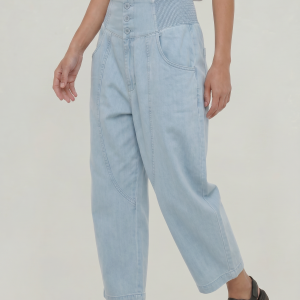 Women's Cotton Linen Wide Leg Trousers - Image 9