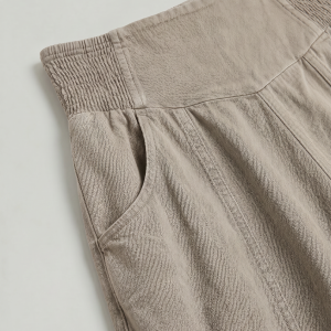 Women's Cotton Linen Wide Leg Trousers - Image 7