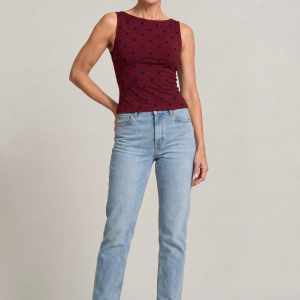 Women's Polka Dot Sleeveless Tank Top ?C Fitted Round Neck Summer Top - Image 9