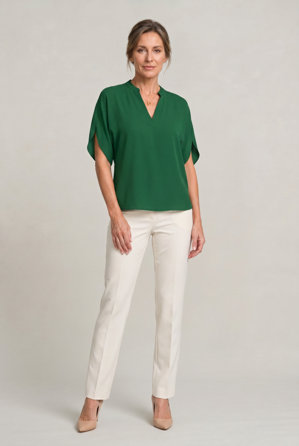 Women's V-neck Summer Top