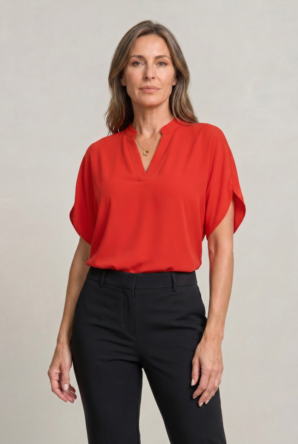 Women's V-neck Summer Top