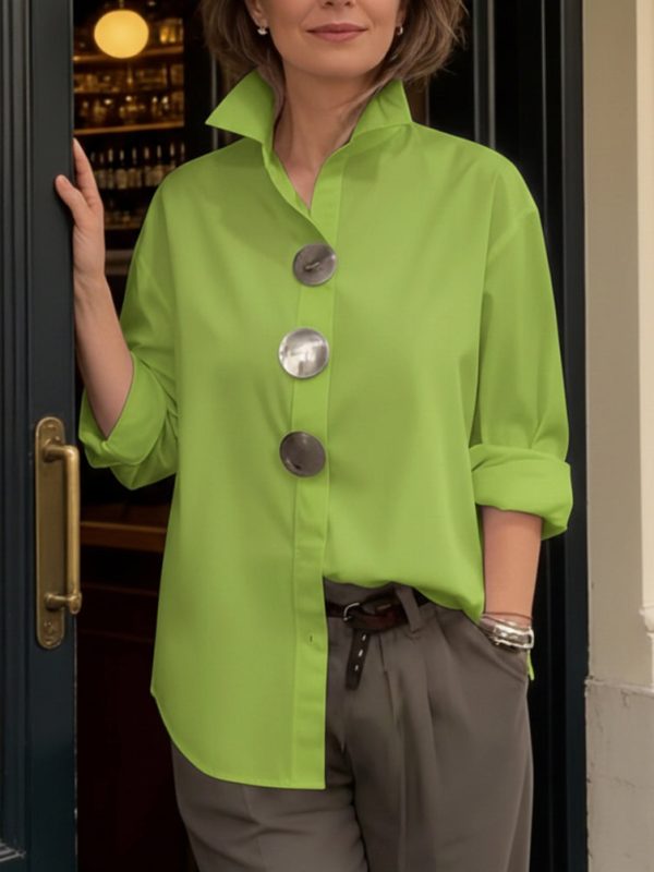 Valentina | Women's Elegant High-Neck Blouse