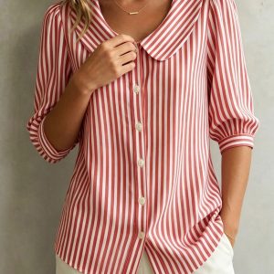 Cassia Striped Blouse
