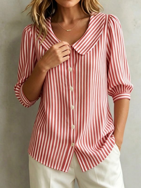 Cassia Striped Blouse