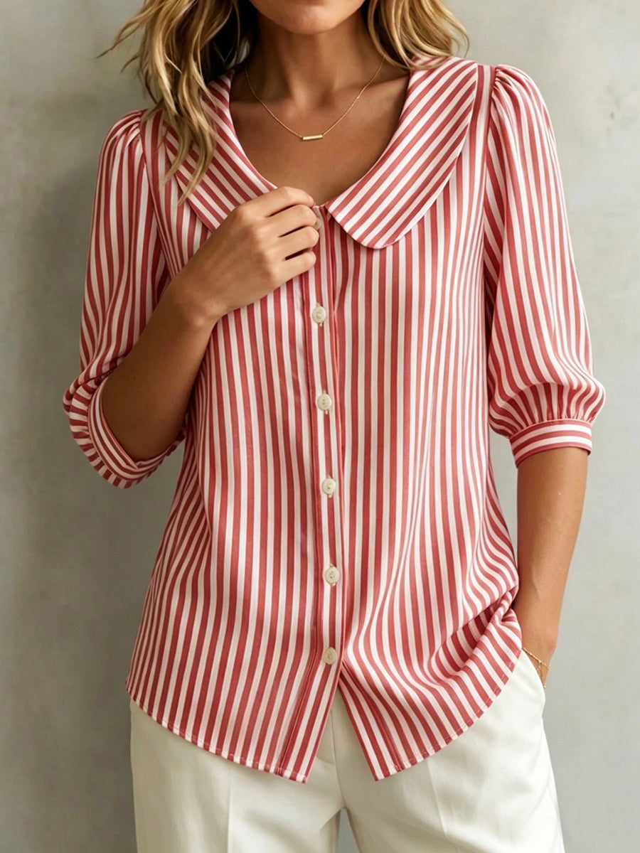 Cassia Striped Blouse - Image 1