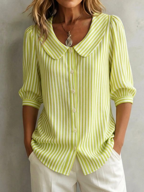 Cassia Striped Blouse