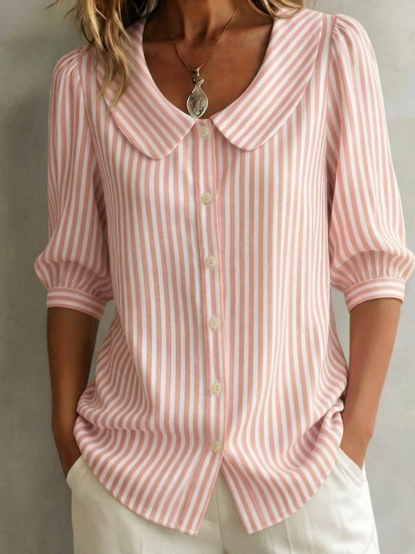 Cassia Striped Blouse