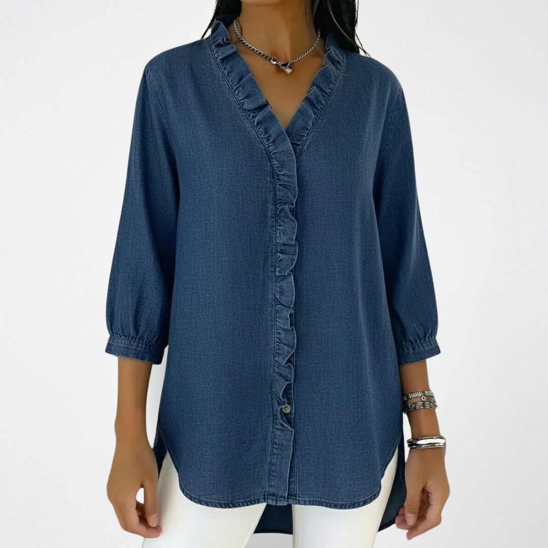 Elena | Elegant Ruffle Blouse - Image 5