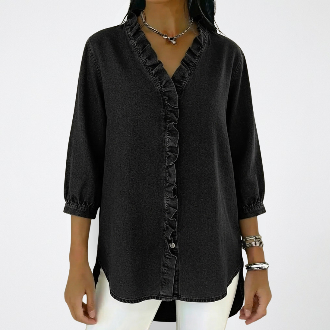 Elena | Elegant Ruffle Blouse - Image 7