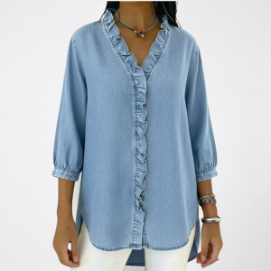 Elena | Elegant Ruffle Blouse - Image 10