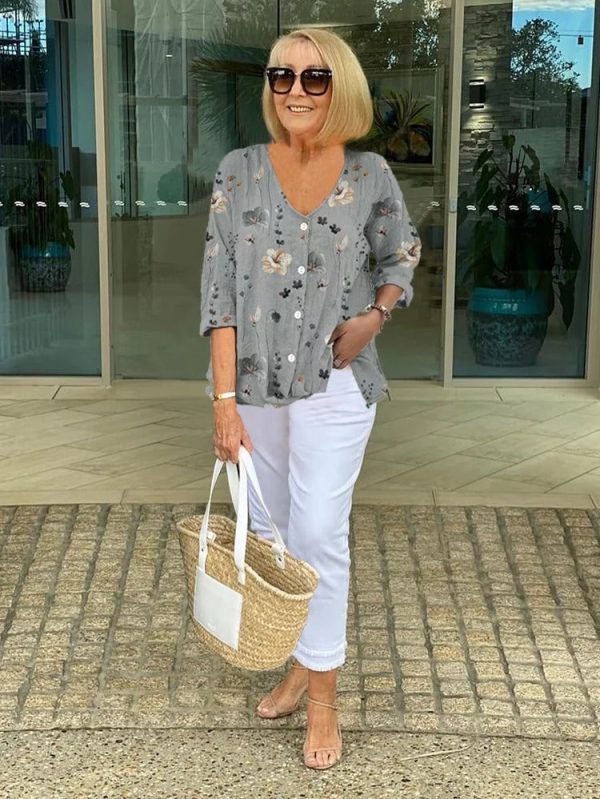 Rosalie | Women's Romantic Floral Blouse