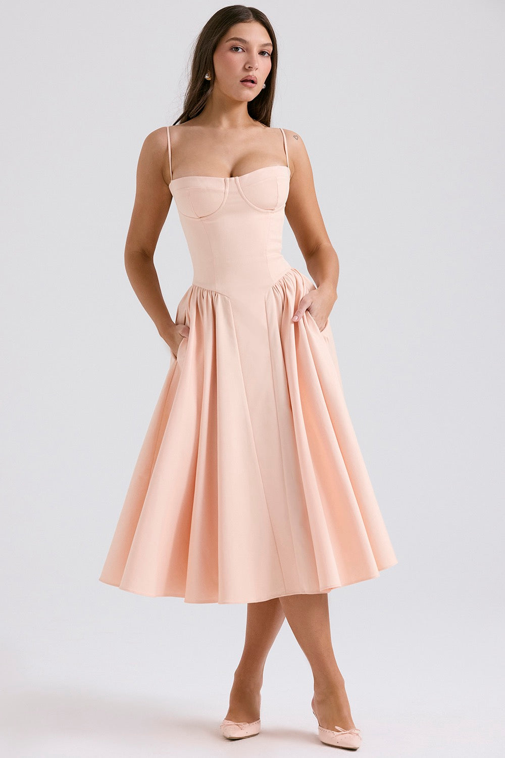 Jessica | Elegant, Flattering & Versatile Midi Dress - Image 3