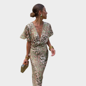 Clarissa Twisted Knot Dress - Image 2