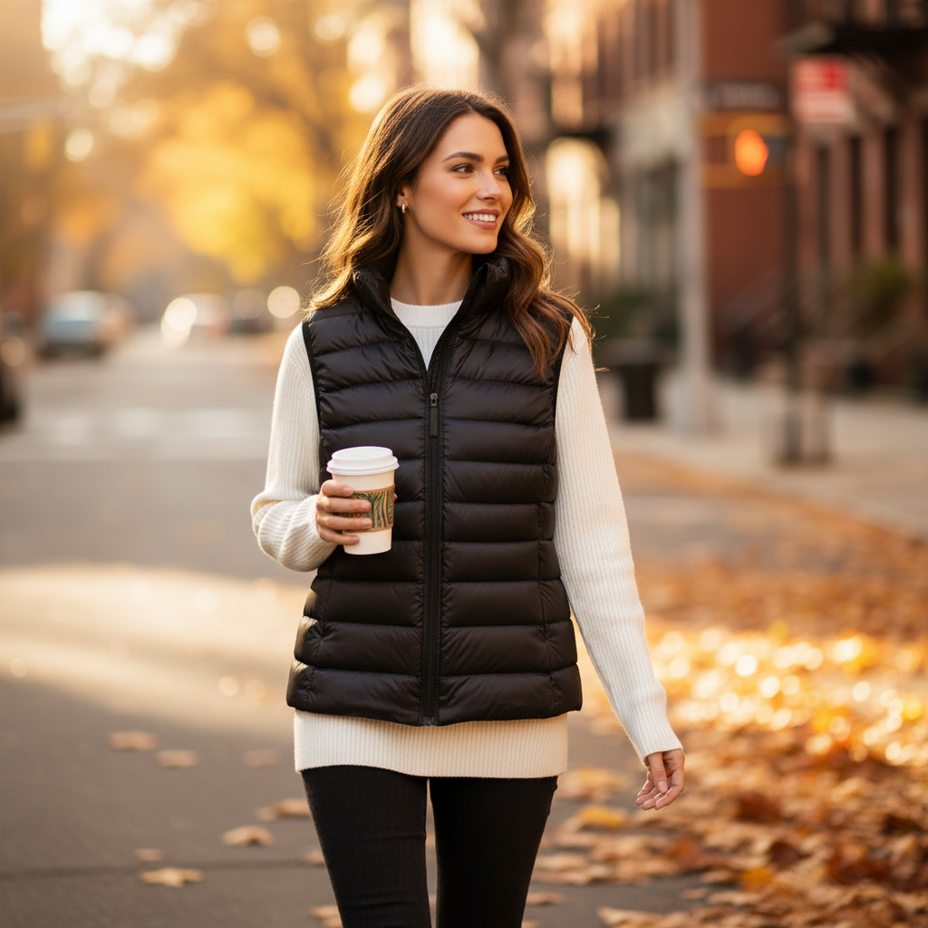 Aria Puffer Vest - Image 1