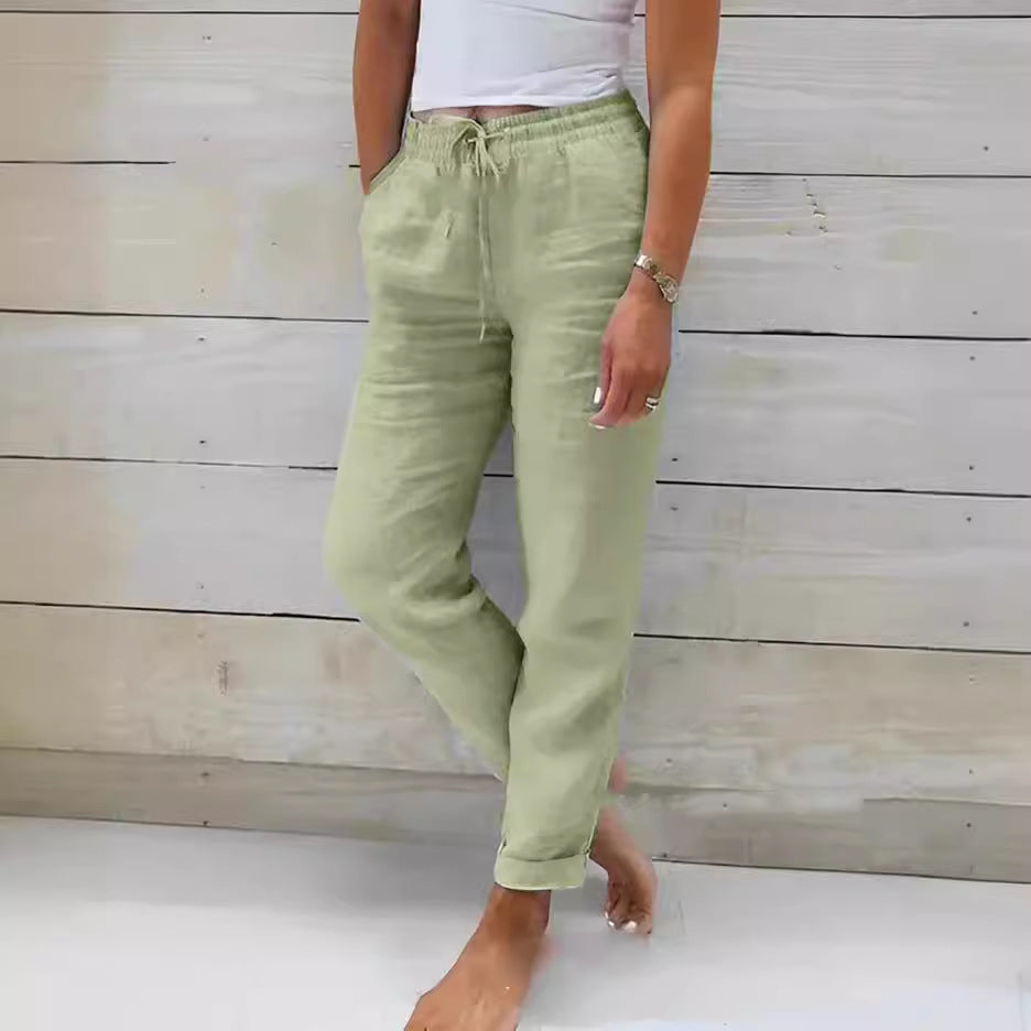 Sylvie Linen Pants - Image 4