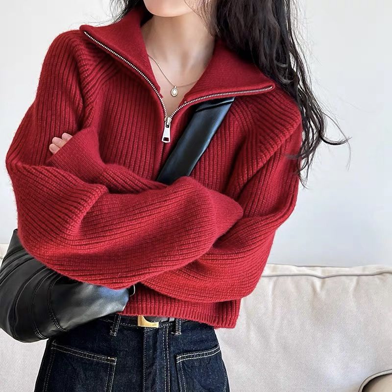 Sofia Soft-Touch Quarter-Zip Sweater - Image 4