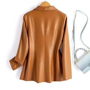 Riviera Leather Blazer - Image 4
