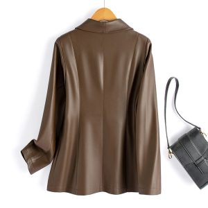 Riviera Leather Blazer - Image 5