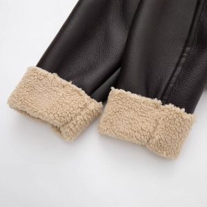 Luna Shearling Trim Jacket - Image 3