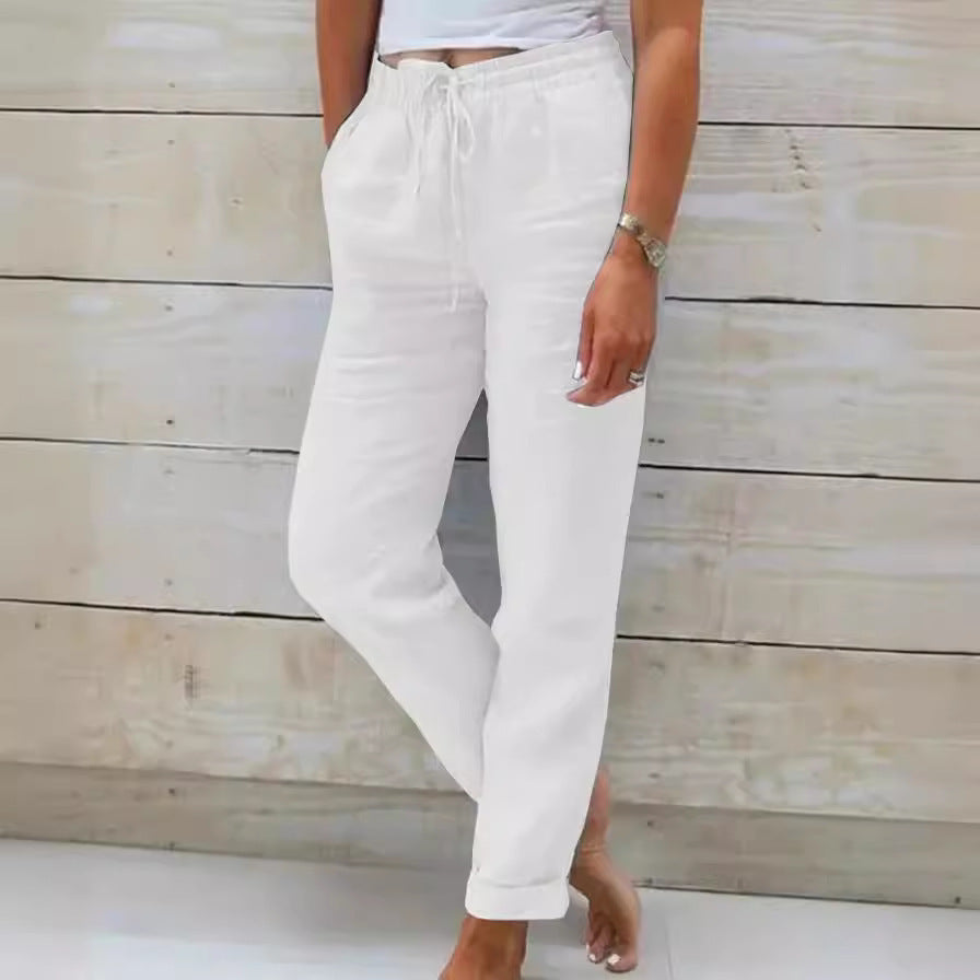 Sylvie Linen Pants - Image 2