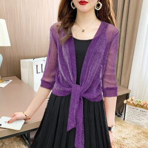 Pearl Sheer Cardigan - Image 4