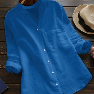 Elowen | Casual Women's Cotton Blouse - Image 8