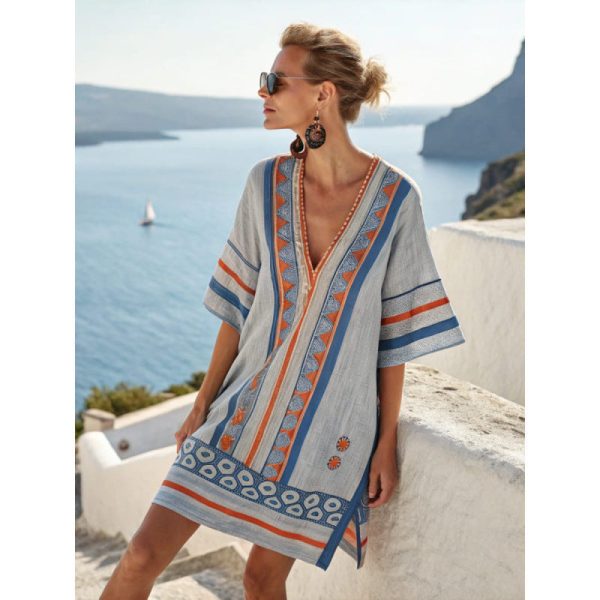 Portia Linen Caftan