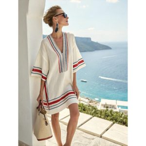Portia Linen Caftan - Image 3