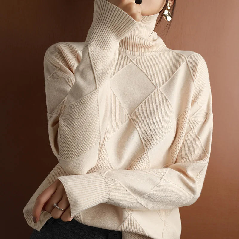 Isla Ribbed Turtleneck - Image 4