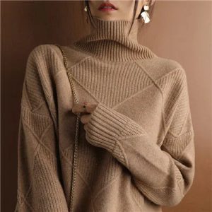 Isla Ribbed Turtleneck - Image 2
