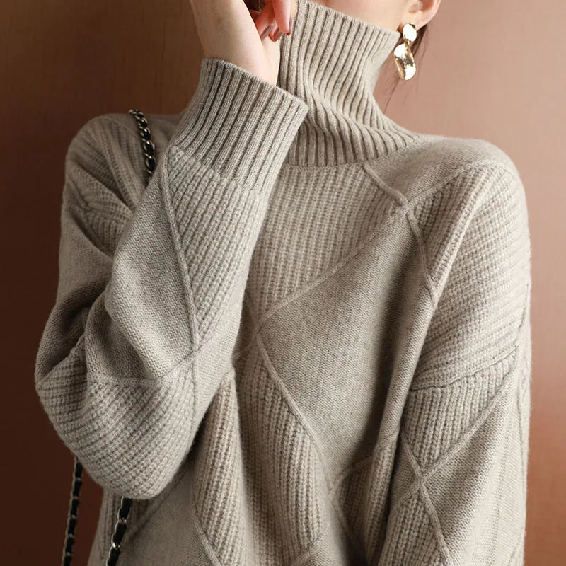 Isla Ribbed Turtleneck - Image 6