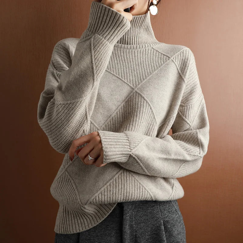 Isla Ribbed Turtleneck - Image 7