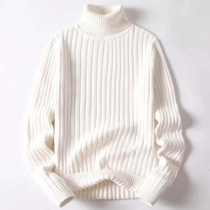 Asher Ribbed Turtleneck - Image 2