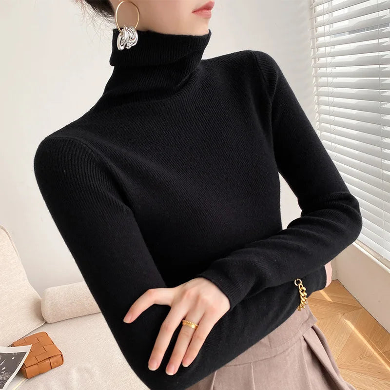 Camille Cashmere Turtleneck - Image 8
