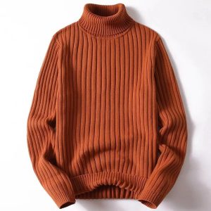 Asher Ribbed Turtleneck - Image 5