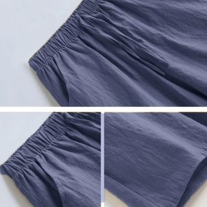 Allison | Relaxed Cotton Blend Summer Shorts - Image 8