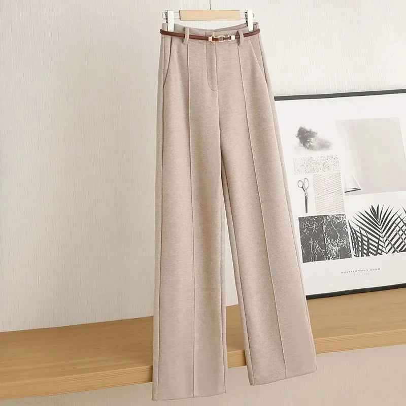 Aveline Wool Straight-Leg Trousers - Image 2