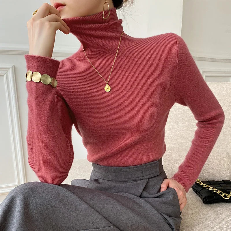 Camille Cashmere Turtleneck - Image 2