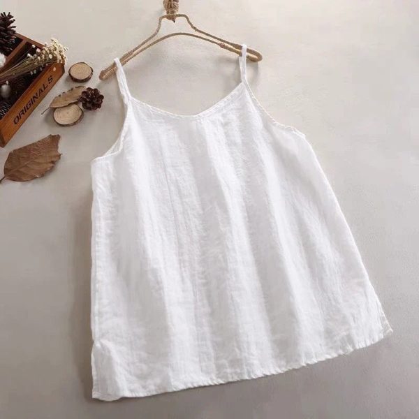 Diana | Linen Cotton Camisole Top