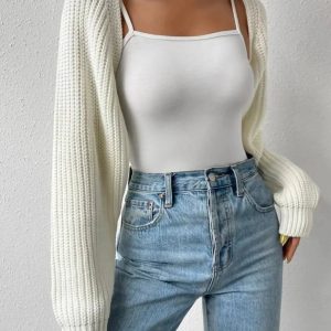 Lola Cropped Knit Shrug - Image 6
