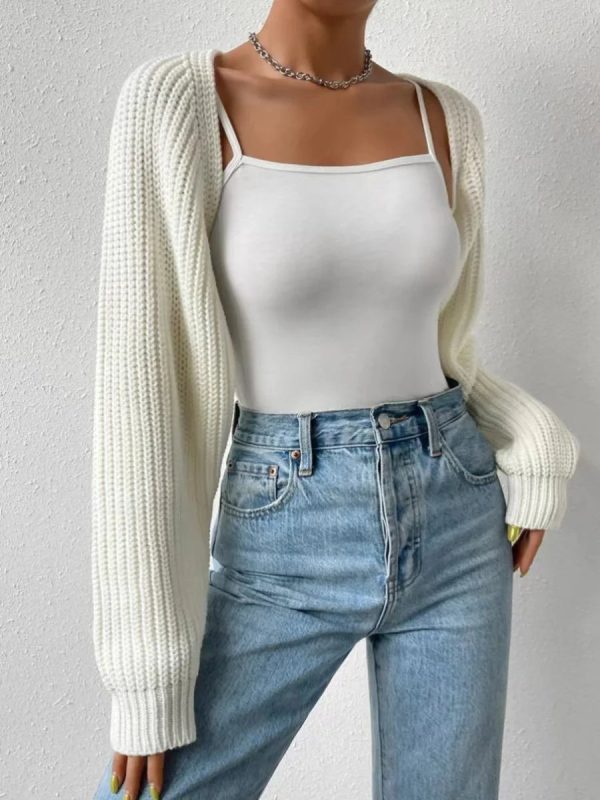 Lola Cropped Knit Shrug
