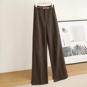 Aveline Wool Straight-Leg Trousers - Image 3