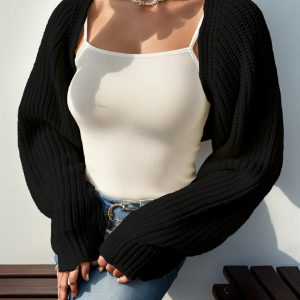 Lola Cropped Knit Shrug