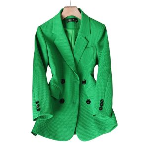 Bella Plaid Blazer - Image 6